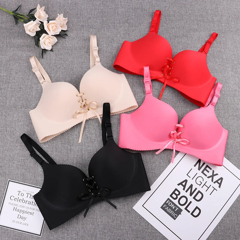 Seamless Wireless Bra - Comfortable Push Up Bralette Dames & Queens Dreams-Lingerie