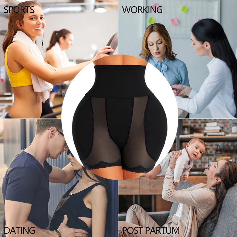 Hip Enhancer Shapewear Panties - Butt Lifter with Padding Dames & Queens Dreams-Lingerie