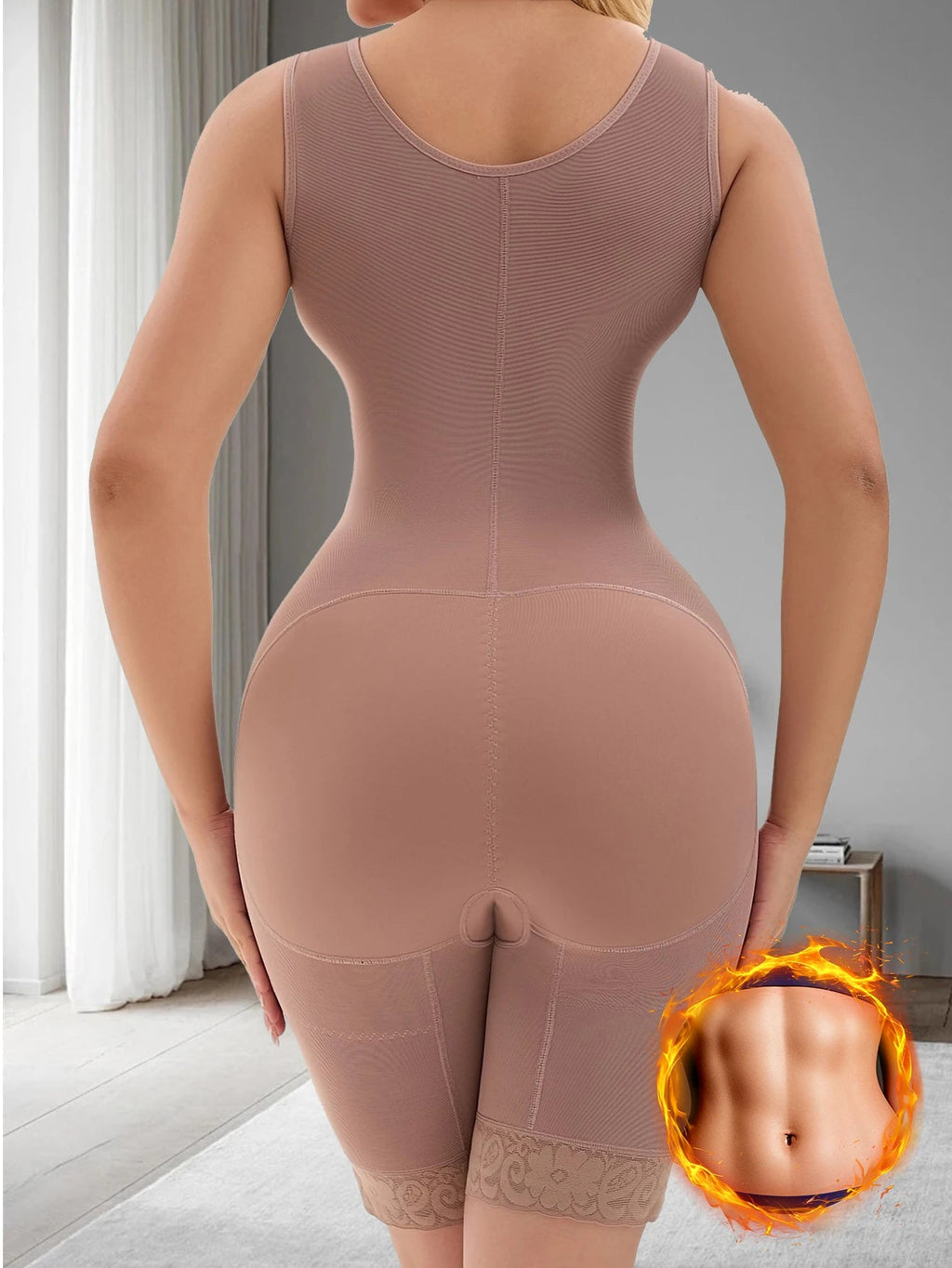Women's Postpartum Shapewear Full Body Tummy Control Girdle  Postoperative Compression Faja for Belly Fat Waist Sculpting Dames & Queens Dreams-Lingerie