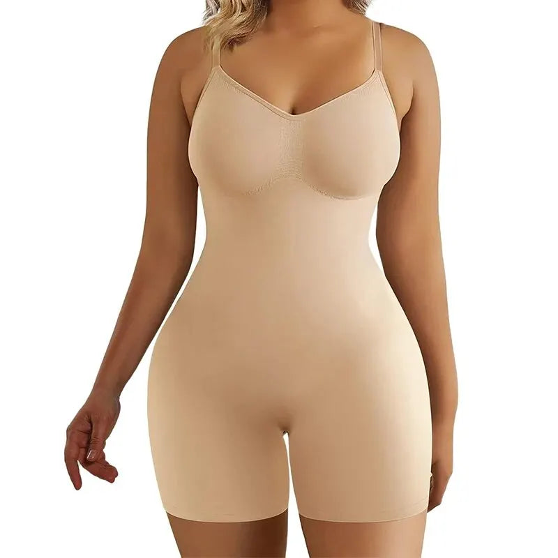Seamless Tummy Control Bodysuit - High Waist Shapewear Dames & Queens Dreams-Lingerie