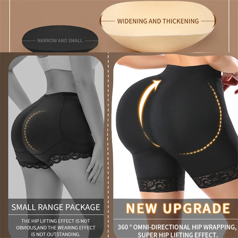 Butt Lifter Shapewear Shorts Women Fake Booty Hip Enhancer Body Shaper Waist Trainer Belly Control Panties Body Shapewear Fajas Dames & Queens Dreams-Lingerie