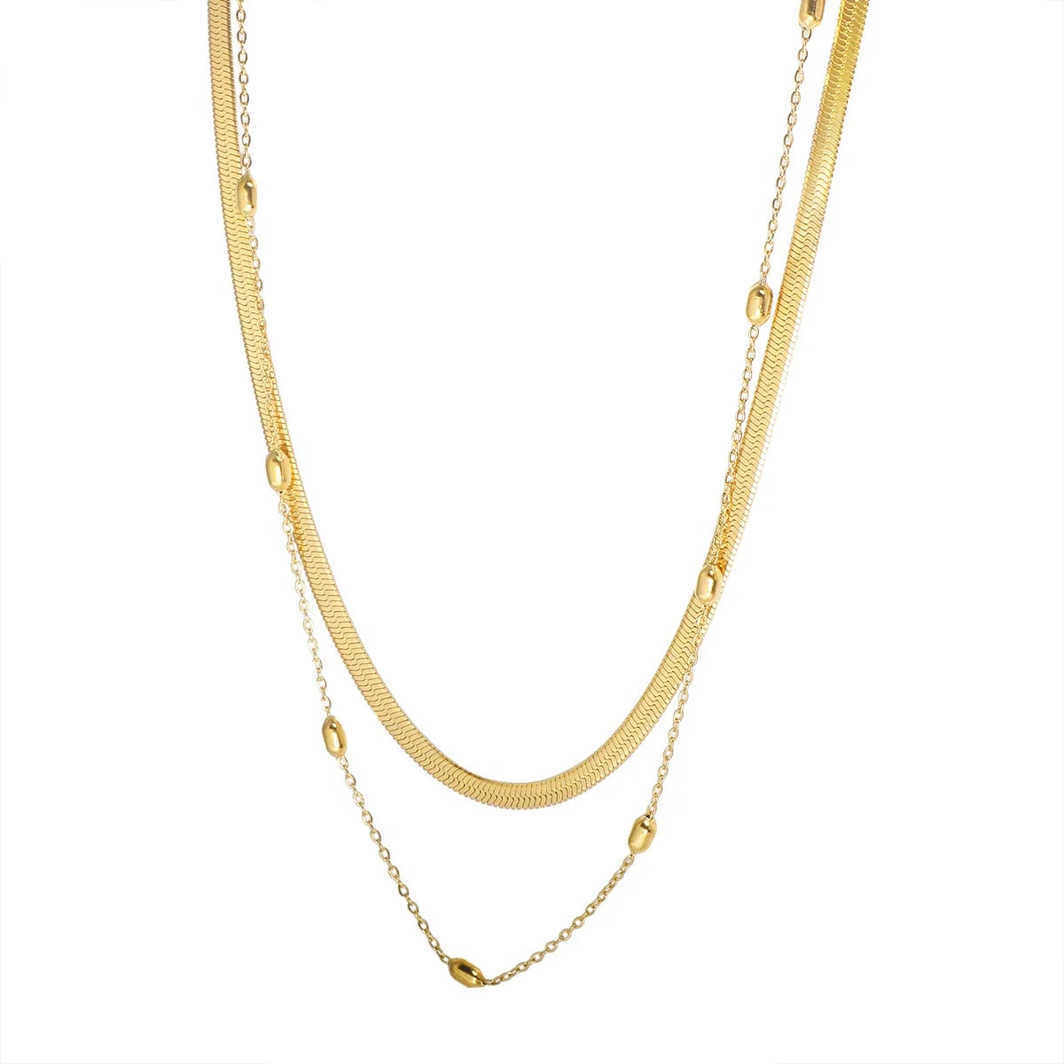 Stainless Steel Vintage Textured Delicate Necklace Dames & Queens Dreams-Lingerie