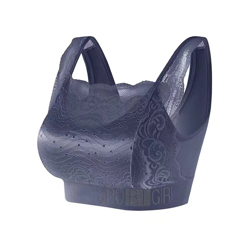 New Lace Non-trace Wrapping Tube Top Vest Style Ladies Underwear Without Steel Ring Anti-light Sexy Women's Sports Bra With Mat Dames & Queens Dreams-Lingerie