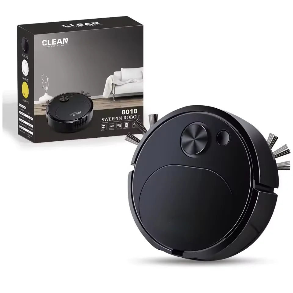 NEW USB Sweeping Robot Vacuum Cleaner Mopping 3 In 1 Smart Wireless 1500Pa Dragging Cleaning Sweep Floor for Home Office Dames & Queens Dreams-Lingerie