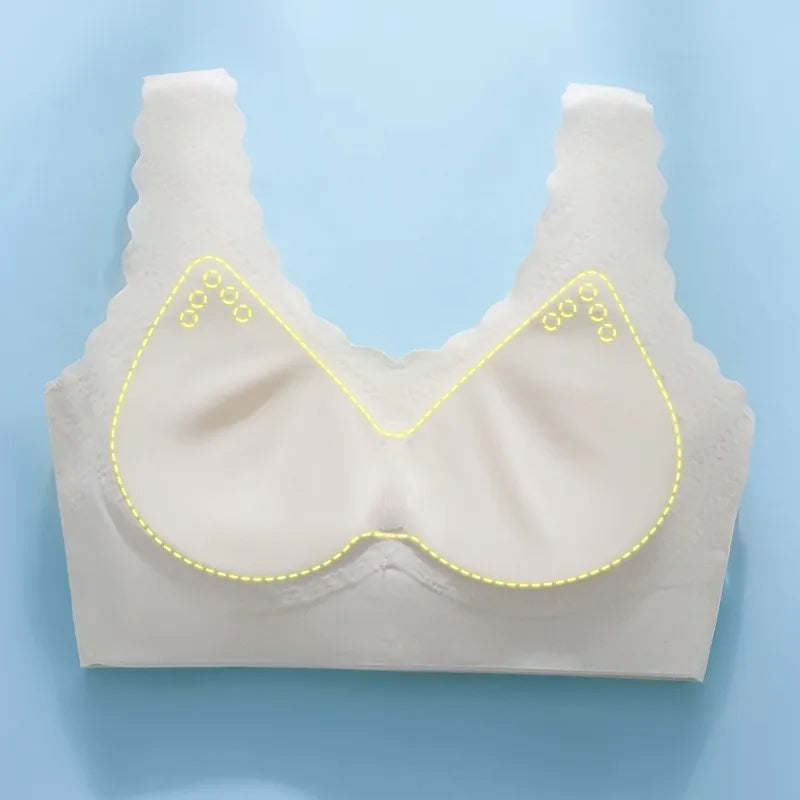 Seamless Wireless Sports Bra Women's Sexy Lingerie Soft Intimate Fitness Crop Top M-XXXL Female Push up Bras Non-Wire Brassiere Dames & Queens Dreams-Lingerie