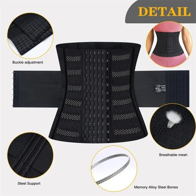 Waist Trainer for Women Body Shaper Tummy Control Slimming Sheath Flat Belly Reductive Shapewear Slim Corset Belts Summer Dames & Queens Dreams-Lingerie