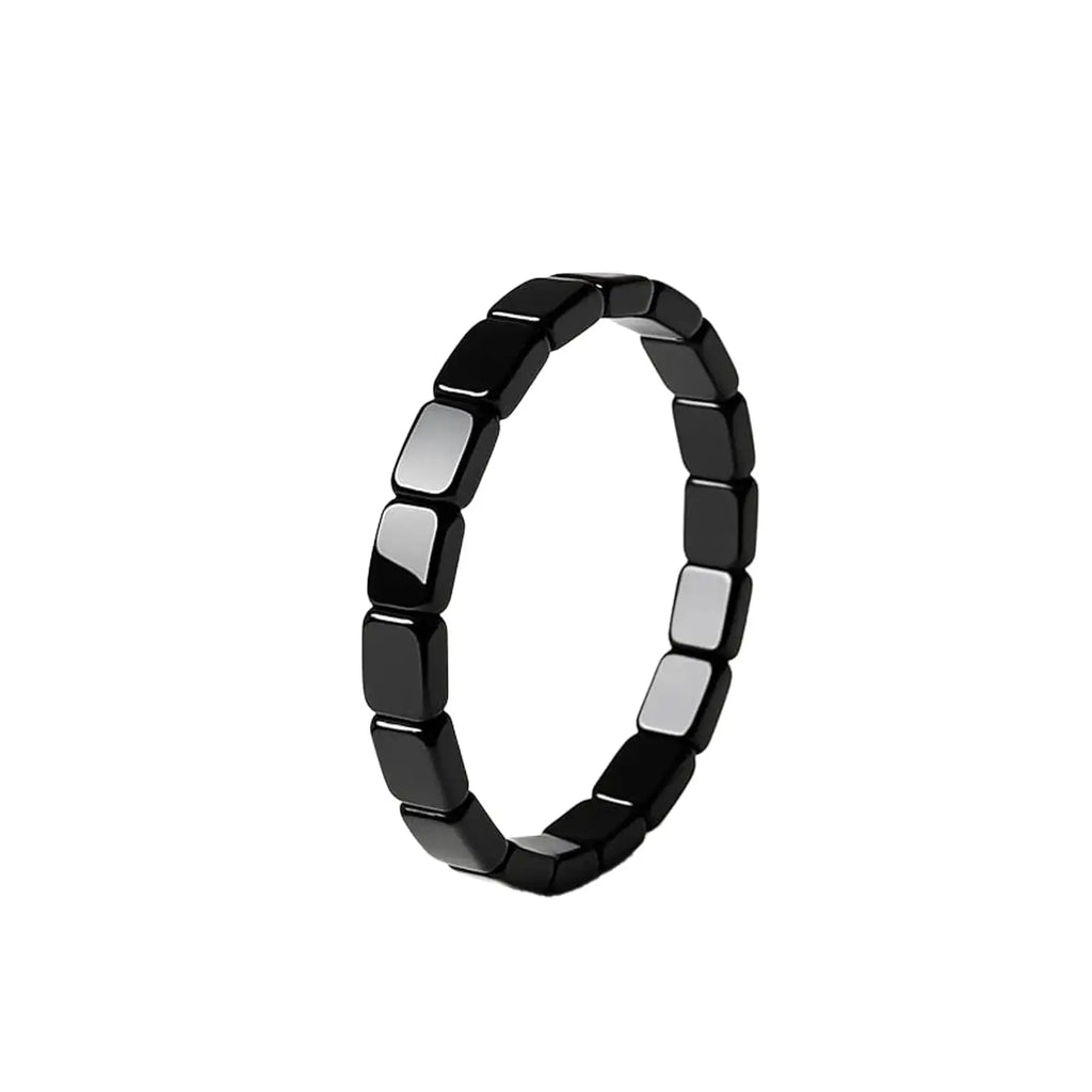 Hematite Bracelet For Men Reclaim Your Edge Confidence Natural Hematite Stone Beaded Stretch Healing Bracelets Gift Jewelry Dames & Queens Dreams-Lingerie