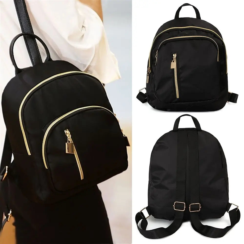 Women's Multi-Function Fashion Girl Oxford Daypack Travel Cute Mini Backpack Men Shoulder Bag Black Purse Hot Dames & Queens Dreams-Lingerie