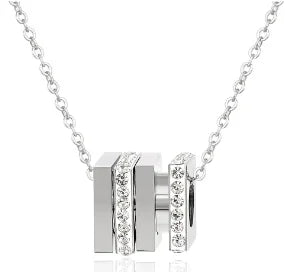 Stainless Steel Vintage Textured Delicate Necklace Dames & Queens Dreams-Lingerie