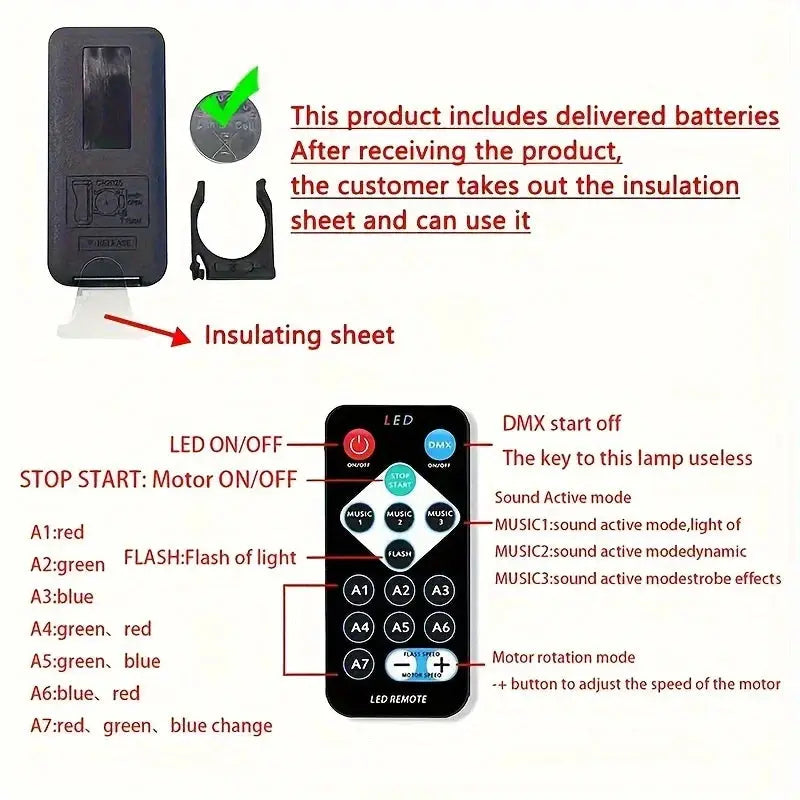 LED NightLights Galaxy Projector Remote Control 5V USB Rechargeable Starry Sky Lamp DMX Sound Active 7 Modes for Kids Room Decor Dames & Queens Dreams-Lingerie