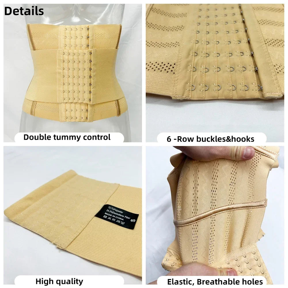 Waist Trainer for Women Body Shaper Tummy Control Slimming Sheath Flat Belly Reductive Shapewear Slim Corset Belts Summer Dames & Queens Dreams-Lingerie