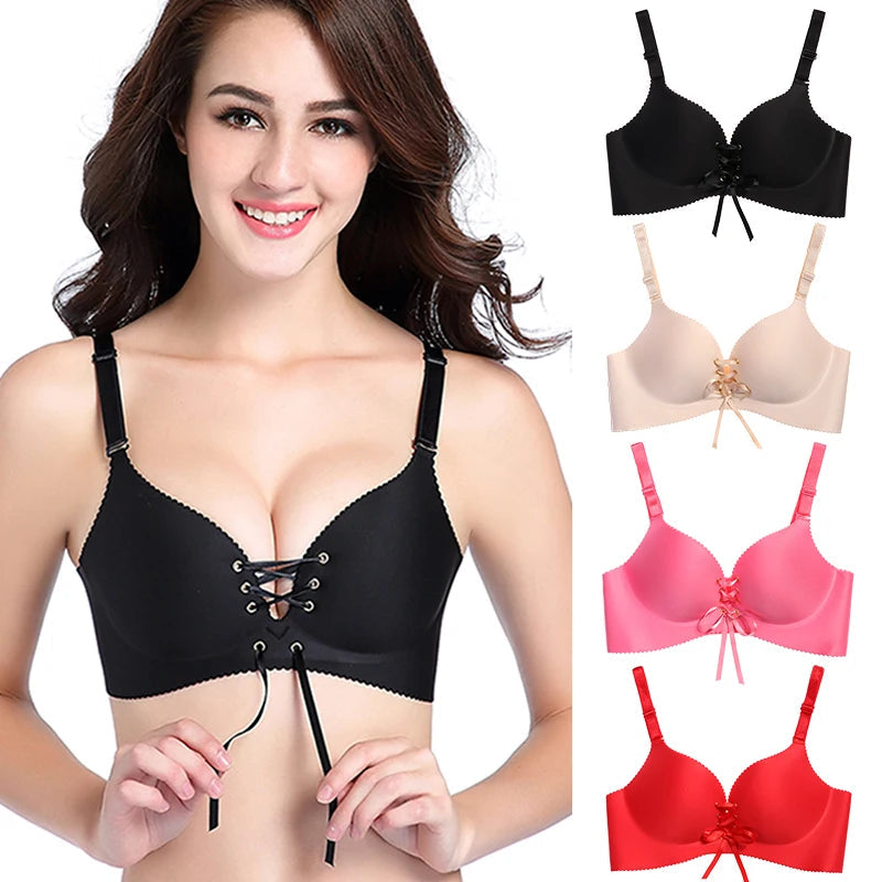 Seamless Wireless Bra - Comfortable Push Up Bralette Dames & Queens Dreams-Lingerie