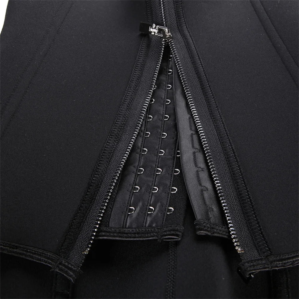 Waist Trainer Tank Top For Women Zipper Body Shaper Tummy Control Sleeveless Top Women's Activewear Body Shaping Underwear Dames & Queens Dreams-Lingerie