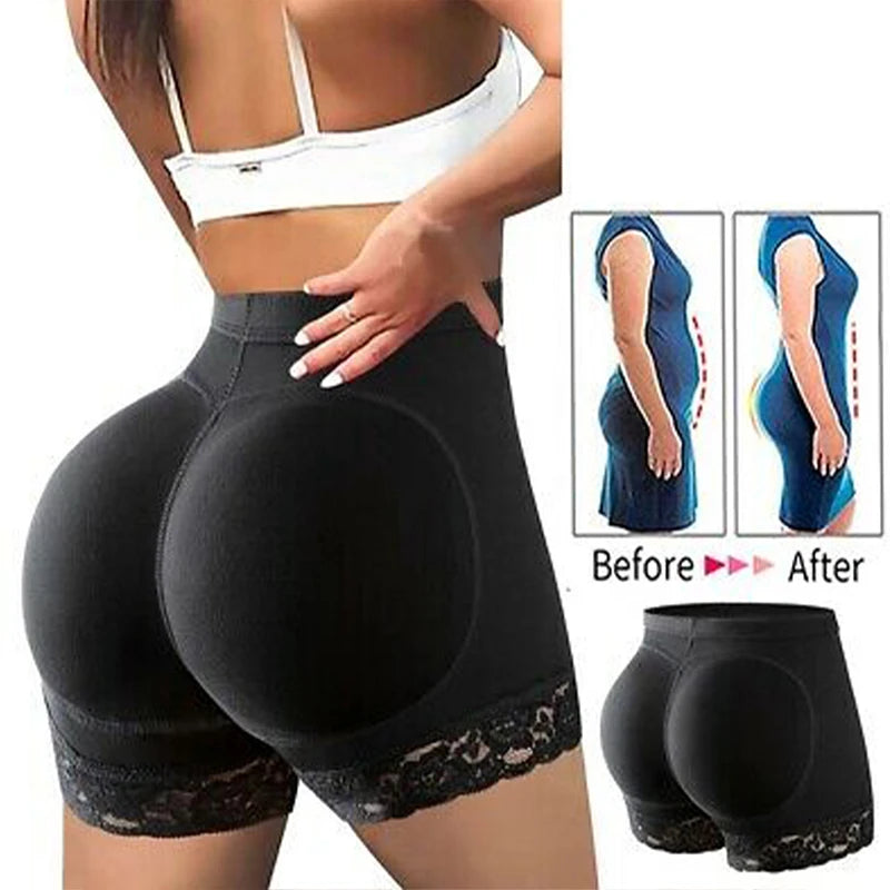 High Waist Butt Lifter Panties - Padded Hip Enhancer Shapewear Dames & Queens Dreams-Lingerie