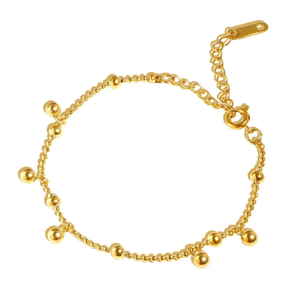 Bohemian Style Personalized Anklet - Waterproof Stainless Steel Dames & Queens Dreams-Lingerie