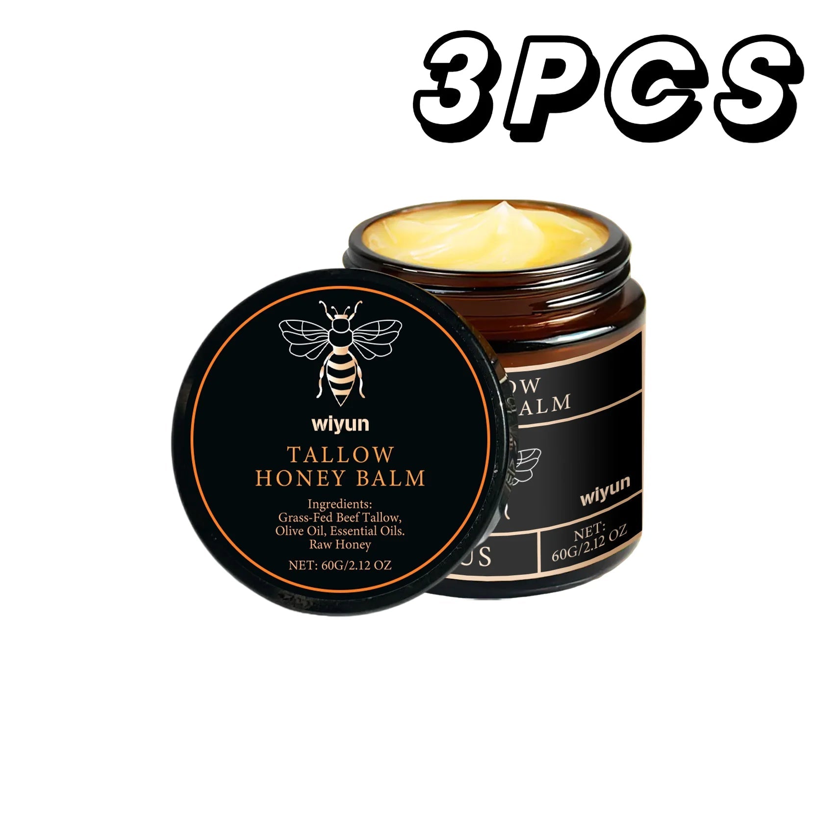 Tallow Honey Cream Glow Hydrating Skin Improve Elasticity Soft Bleaching Improve Dullness Firming Face Body Moisturizer Lotion Dames & Queens Dreams-Lingerie
