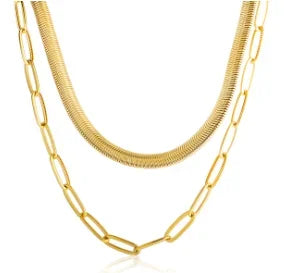 Stainless Steel Vintage Textured Delicate Necklace Dames & Queens Dreams-Lingerie