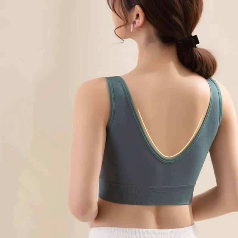 New Lace Non-trace Wrapping Tube Top Vest Style Ladies Underwear Without Steel Ring Anti-light Sexy Women's Sports Bra With Mat Dames & Queens Dreams-Lingerie