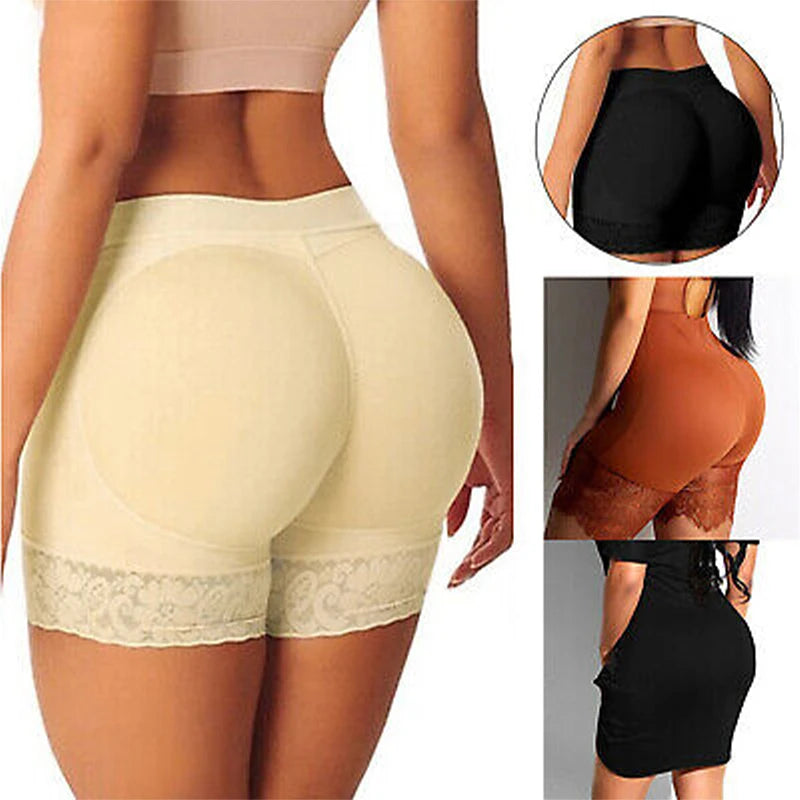 High Waist Butt Lifter Panties - Padded Hip Enhancer Shapewear Dames & Queens Dreams-Lingerie