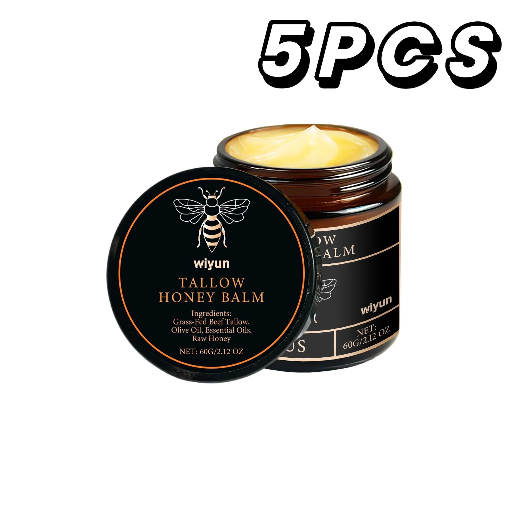 Tallow Honey Cream Glow Hydrating Skin Improve Elasticity Soft Bleaching Improve Dullness Firming Face Body Moisturizer Lotion Dames & Queens Dreams-Lingerie