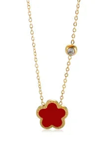 Stainless Steel Vintage Textured Delicate Necklace Dames & Queens Dreams-Lingerie