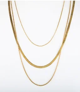 Stainless Steel Vintage Textured Delicate Necklace Dames & Queens Dreams-Lingerie