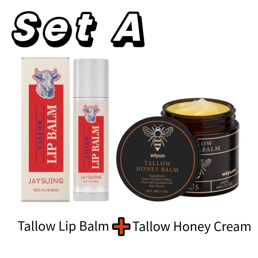 Tallow Honey Cream Glow Hydrating Skin Improve Elasticity Soft Bleaching Improve Dullness Firming Face Body Moisturizer Lotion Dames & Queens Dreams-Lingerie