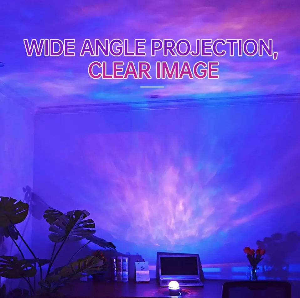 LED NightLights Galaxy Projector Remote Control 5V USB Rechargeable Starry Sky Lamp DMX Sound Active 7 Modes for Kids Room Decor Dames & Queens Dreams-Lingerie