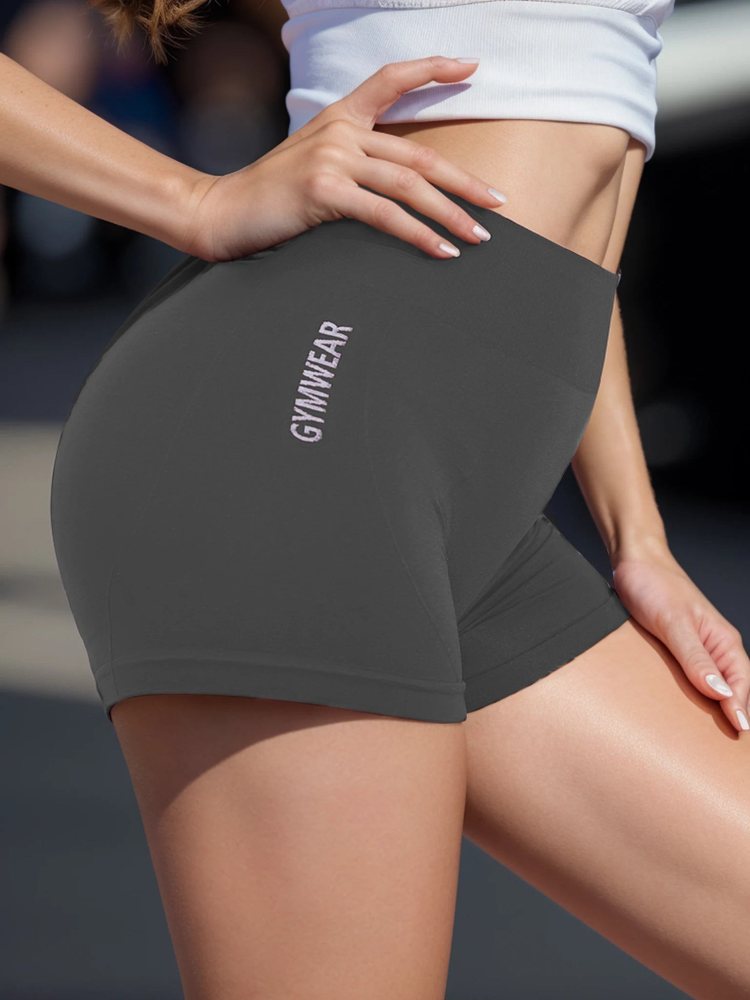 Fitness Shorts Female Tight Cycling Yoga Breathable Sports Pants High Waist Dames & Queens Dreams-Lingerie