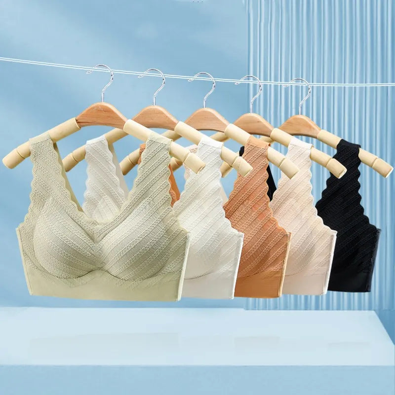 Seamless Wireless Sports Bra Women's Sexy Lingerie Soft Intimate Fitness Crop Top M-XXXL Female Push up Bras Non-Wire Brassiere Dames & Queens Dreams-Lingerie