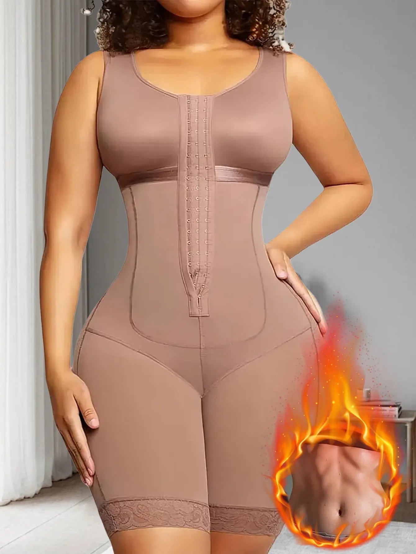 Women's Postpartum Shapewear Full Body Tummy Control Girdle  Postoperative Compression Faja for Belly Fat Waist Sculpting Dames & Queens Dreams-Lingerie