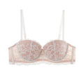 Floral Lace Half Cup Bra - Underwire Push Up Lingerie Dames & Queens Dreams-Lingerie
