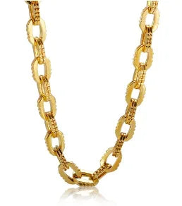 Stainless Steel Vintage Textured Delicate Necklace Dames & Queens Dreams-Lingerie