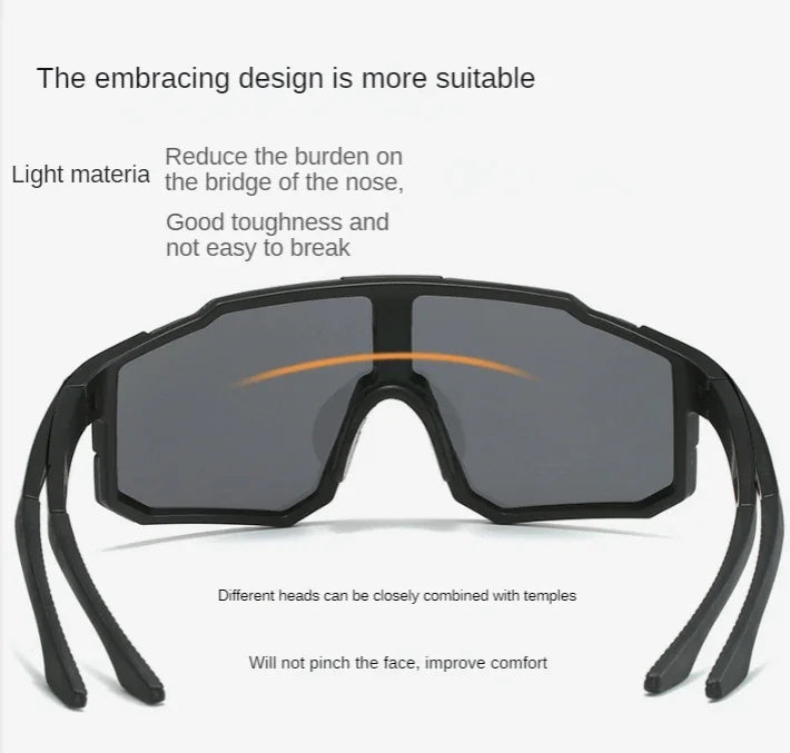 Cycling Sunglasses Sports Cycling Glasses Bike Eyewear MTB Dark Glasses Outdoor  Bicycle Goggles for Men Women Sunglasses UV400 Dames & Queens Dreams-Lingerie