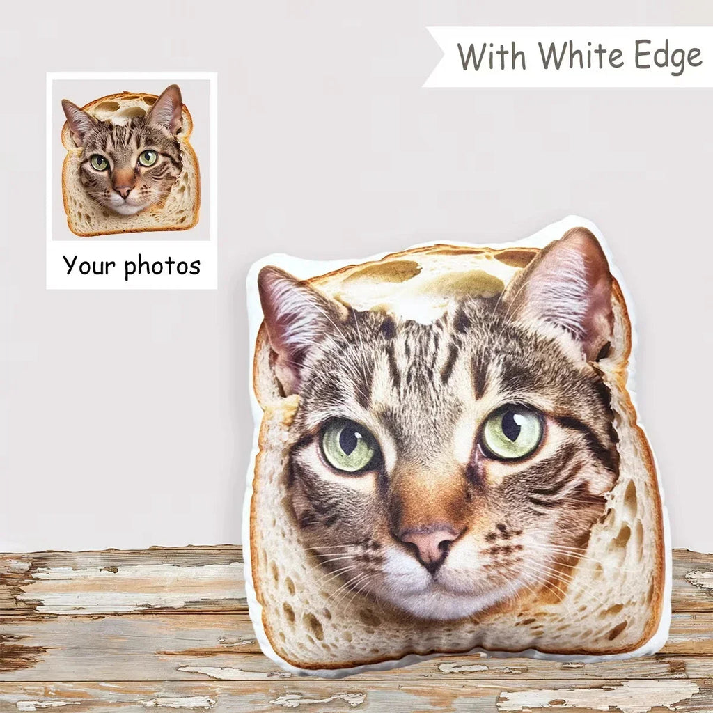 IHX Ugly Cat Dog Zany Pillow,Custom Pet 3D Pillow,Personalized Pet Pillow From Photo,Pet Loss Memorial Gift,Stuffed Toys Dolls Dames & Queens Dreams-Lingerie