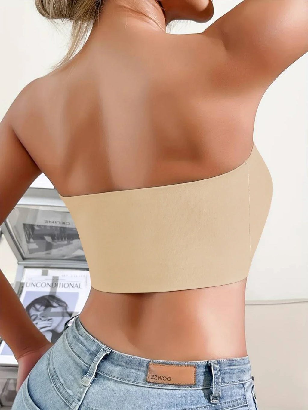 Women's Strapless No Padding Seamless Front Button Bra Comfortable Smooth Underwear Dames & Queens Dreams-Lingerie