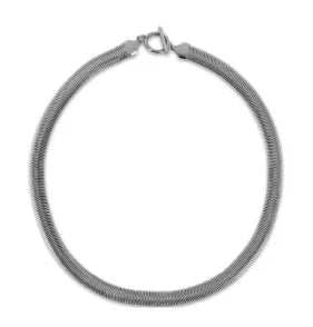 Stainless Steel Vintage Textured Delicate Necklace Dames & Queens Dreams-Lingerie