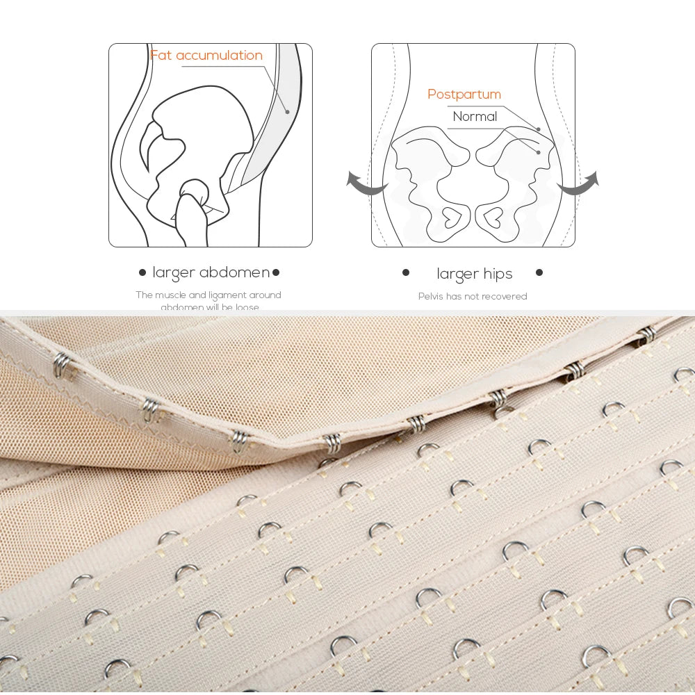 Firm Control Waist Trainer Belt - Slimming Corset Shapewear Dames & Queens Dreams-Lingerie